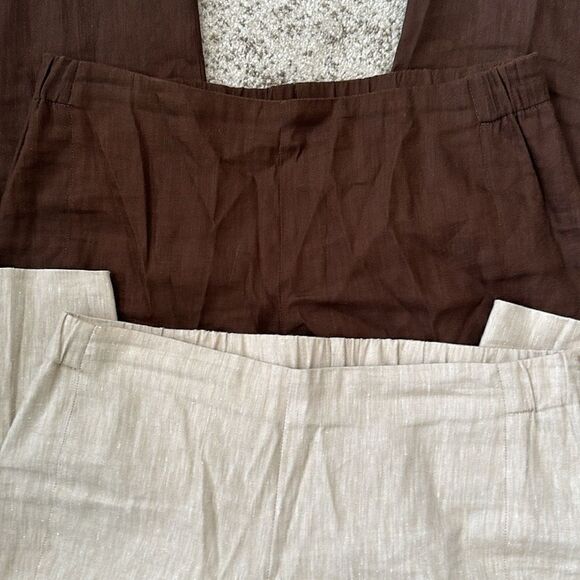 J. Jill Linen Stretch Petite Pants S/P - Picture 2 of 11